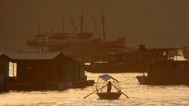 Floating market, Cat Ba Island, Halong Bay