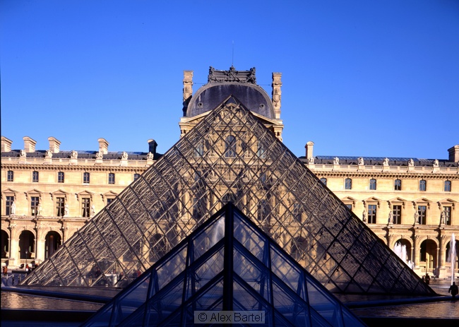 Pyramid, Louvre, Paris, France, Arch. I.M. PEI