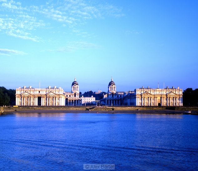 Royal Naval College, Greenwich, London, England. arch. WREN