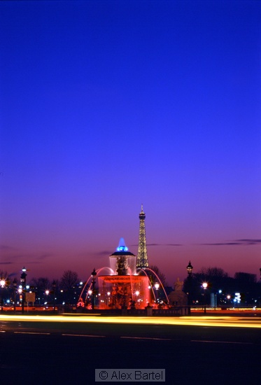 Place de la Concorde, Eiffel Tower, Paris, France