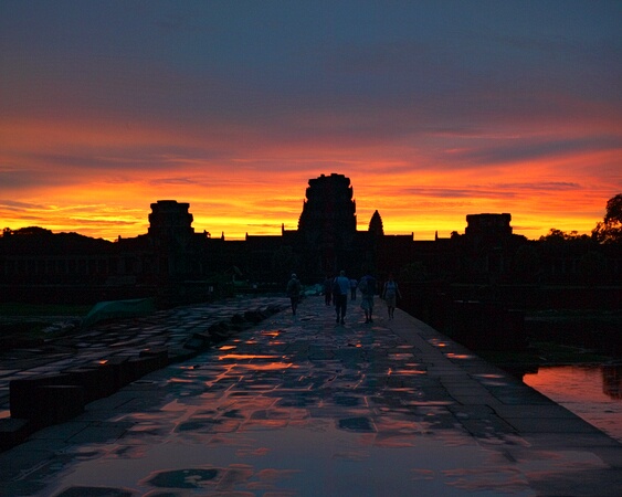 Sunrise at Angkor Wat, Siem Reap, Cambodia