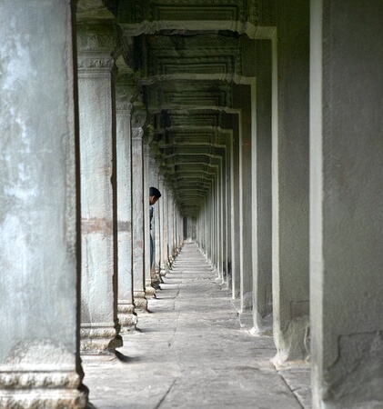 Galery at Angkor Wat, Cambodia