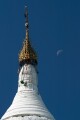 Hsinbyume Paya and the moon, Mingun