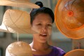 Lady selling hats, Mingun