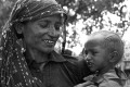 Beggar woman and sick child, Varanasi