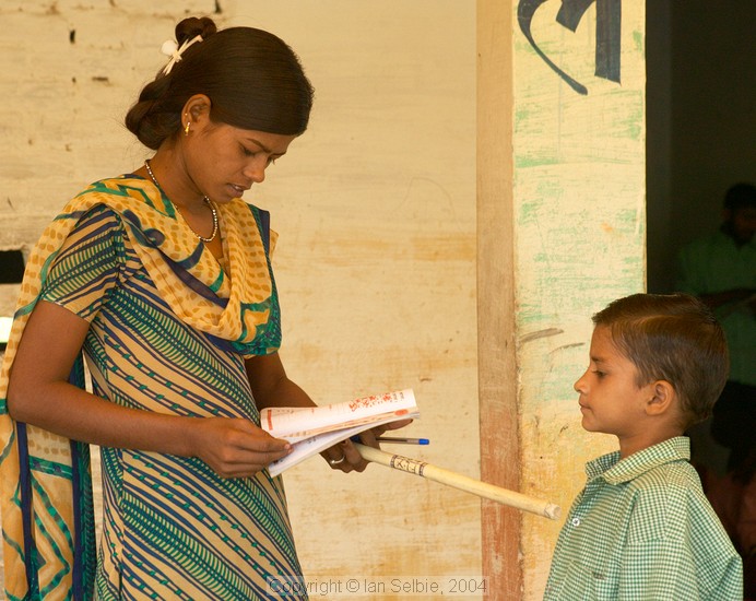 Village school near Varanasi