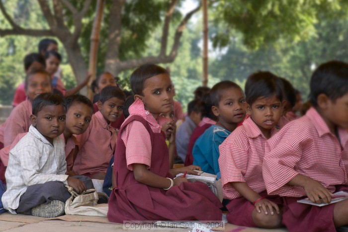 Village school near Varanasi