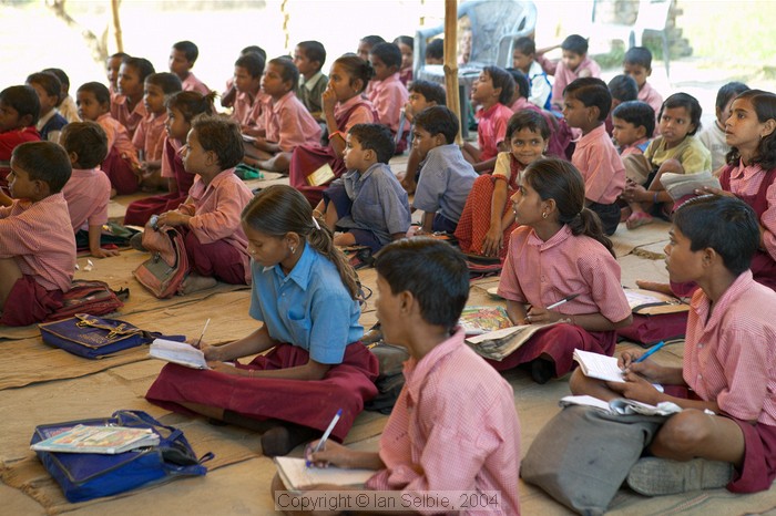 Village school near Varanasi